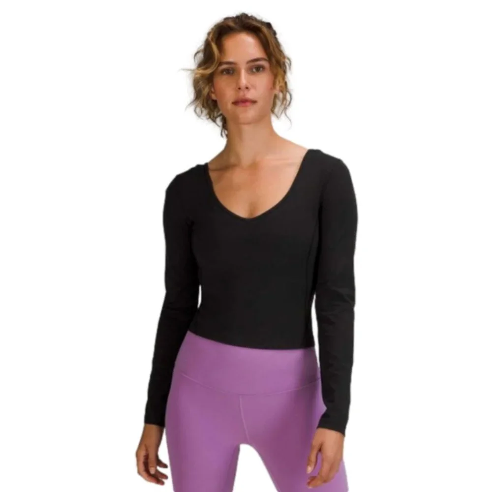 Lululemon Align Long Sleeve, Buttery Soft fabric with Lycra, Size 12/14, NWT - Picture 3 of 4